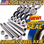 (2 Pack) Stainless Axle & Bearing Rebuild Kit For Scag 43581 482621 482622 43584. Fixed Price $62.99.