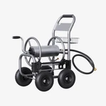 Giraffe Tools Hose Reel Cart 250FT. Garden Water Heavy Duty Metal W/ Wheels. Fixed Price $179.99.