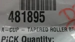Scag 481895 Tappered Roller Bearing Cup. Fixed Price $21.99.