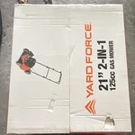 Box Yard Force 21" 125CC Gas Walk-behind Lawn Mower Prime Pull Easy Start. Fixed Price $297.48.