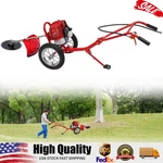 Garden Lawn Mower Trimmer Gasoline Brush Cutter Hand Push Type Grass Tool. Fixed Price $217.84.