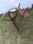 David Bradley Walk Behind Tractor Cord Circle Saw Rototiller. Fixed Price $200.00.