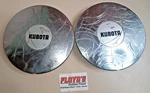 Oem Kubota Hst T1400 Pair Rear Wheel Hub Caps 66071-17463. Fixed Price $49.99.