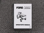 Ford YT12.5 YT16 9607432 Yard Tractor Owner Operator User Manual. Fixed Price $147.77.