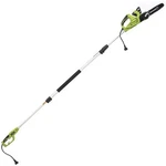 Greenworks 10" Corded Electric Pole And Chainsaw (2-IN-1) Max Reach 12FT. Fixed Price $99.99.