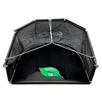 Saidico Commercial Leaf Grass Catcher, Black Mesh Collapsible Lawn Bag With Meta. Fixed Price $39.95.