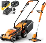 Lawnmaster 20VMWGT 24V Max Combo Kit 13-INCH Mower And 10-INCH Grass Trimme. Fixed Price $415.84.