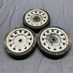 Yard Machines Push Lawn Mower 11A-086D062 Front & Rear Wheels 634-0020. Fixed Price $20.00.