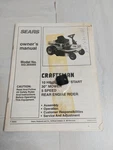Original Sear Craftsman 10HP Lawn Tractor 30" Mower Owner Part Manual 502.255050. Fixed Price $19.99.